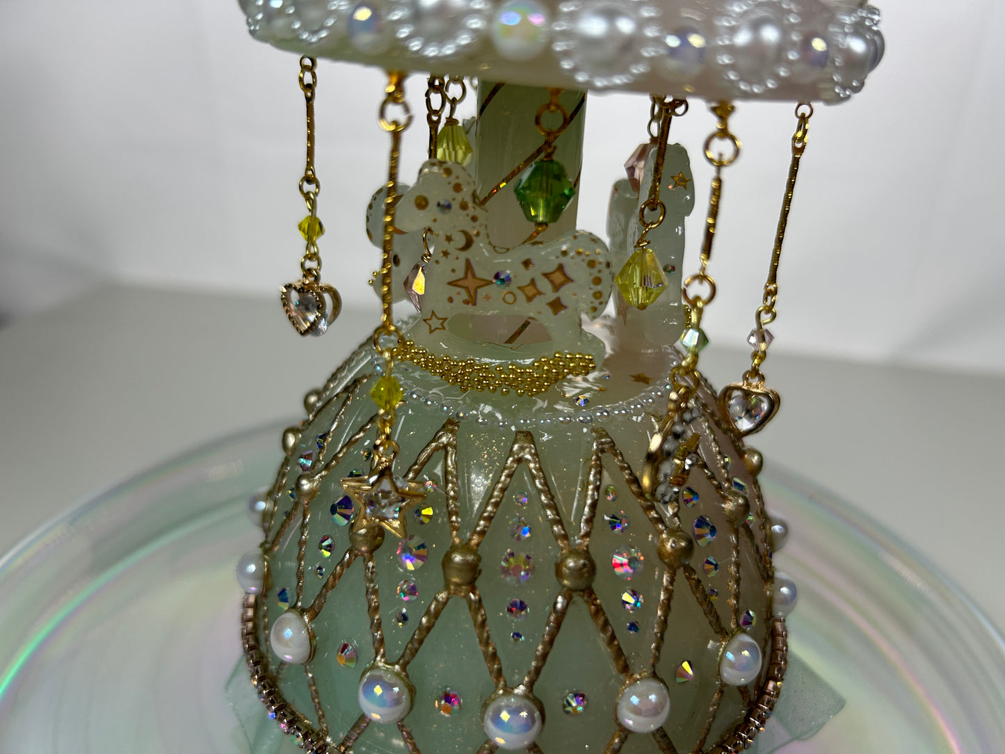 Merry Go Round Carousel Music Box Handmade
