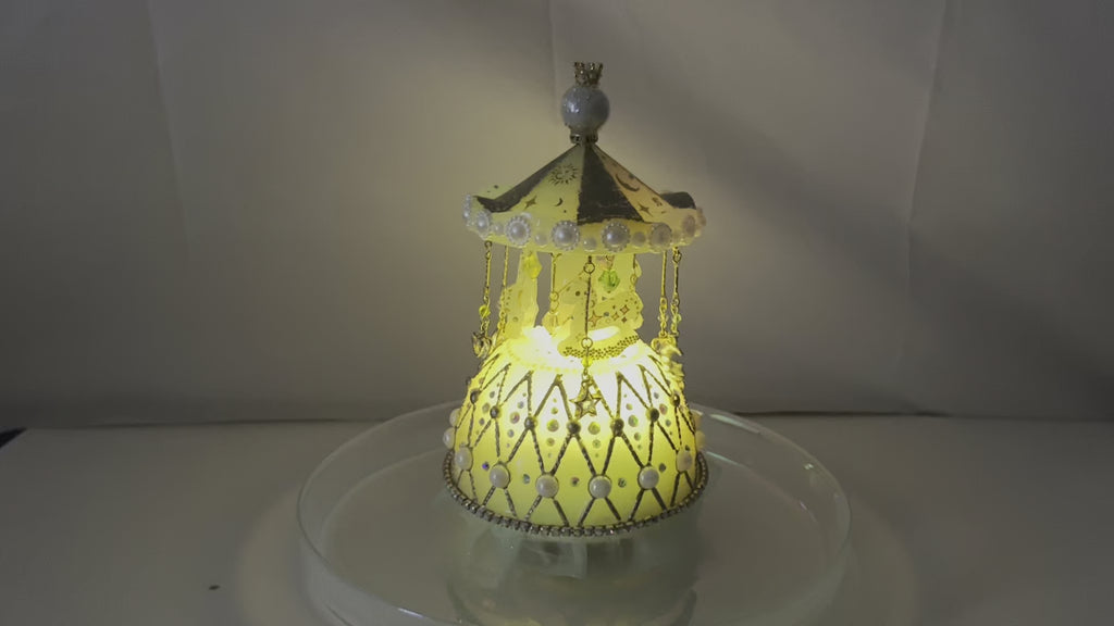 Merry Go Round Carousel Music Box Handmade