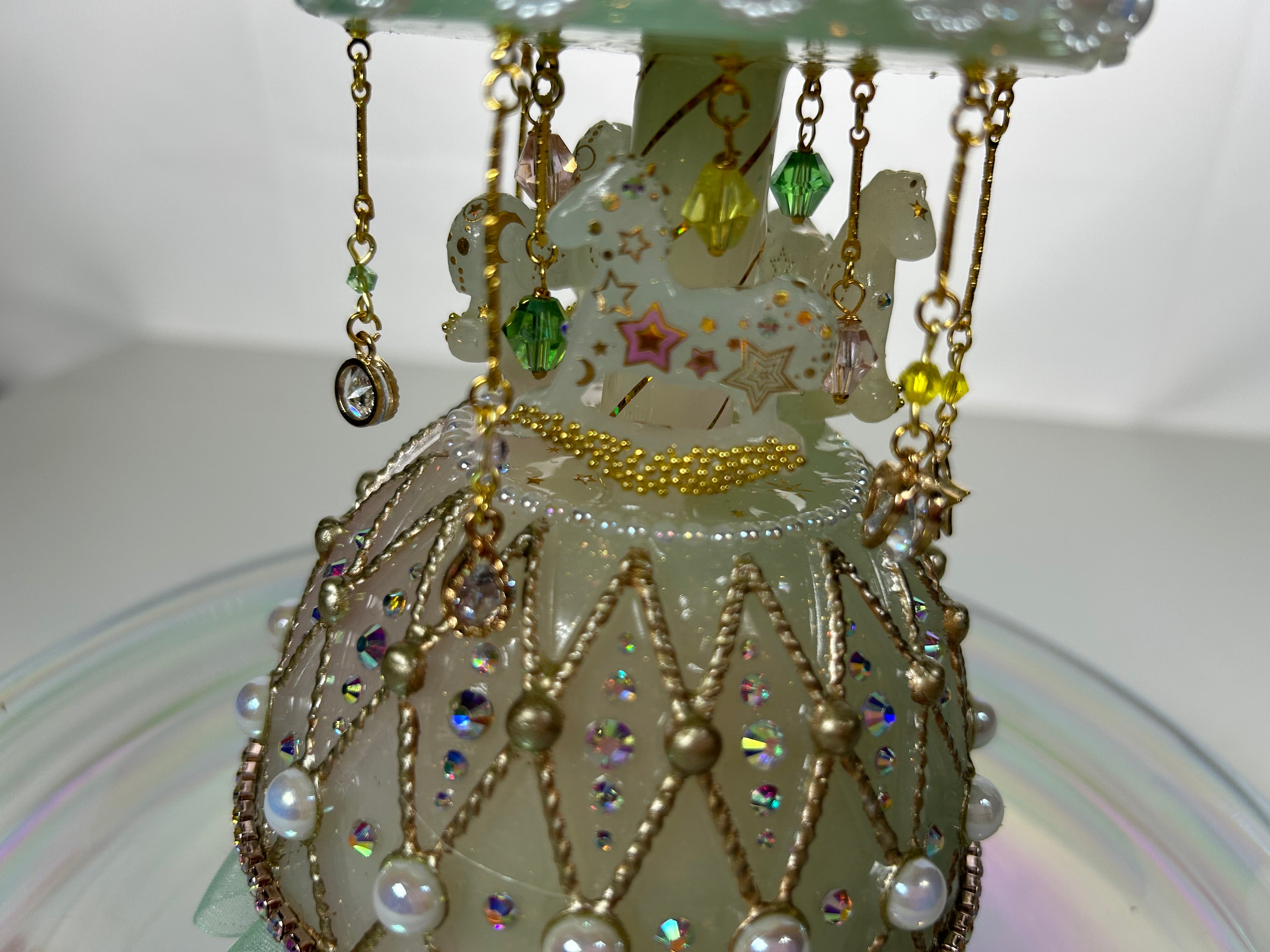 Merry Go Round Carousel Music Box Handmade