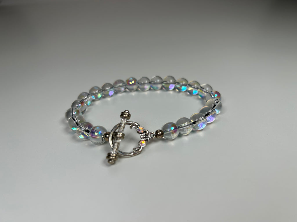 Glass Beads Iridescent Bracelet