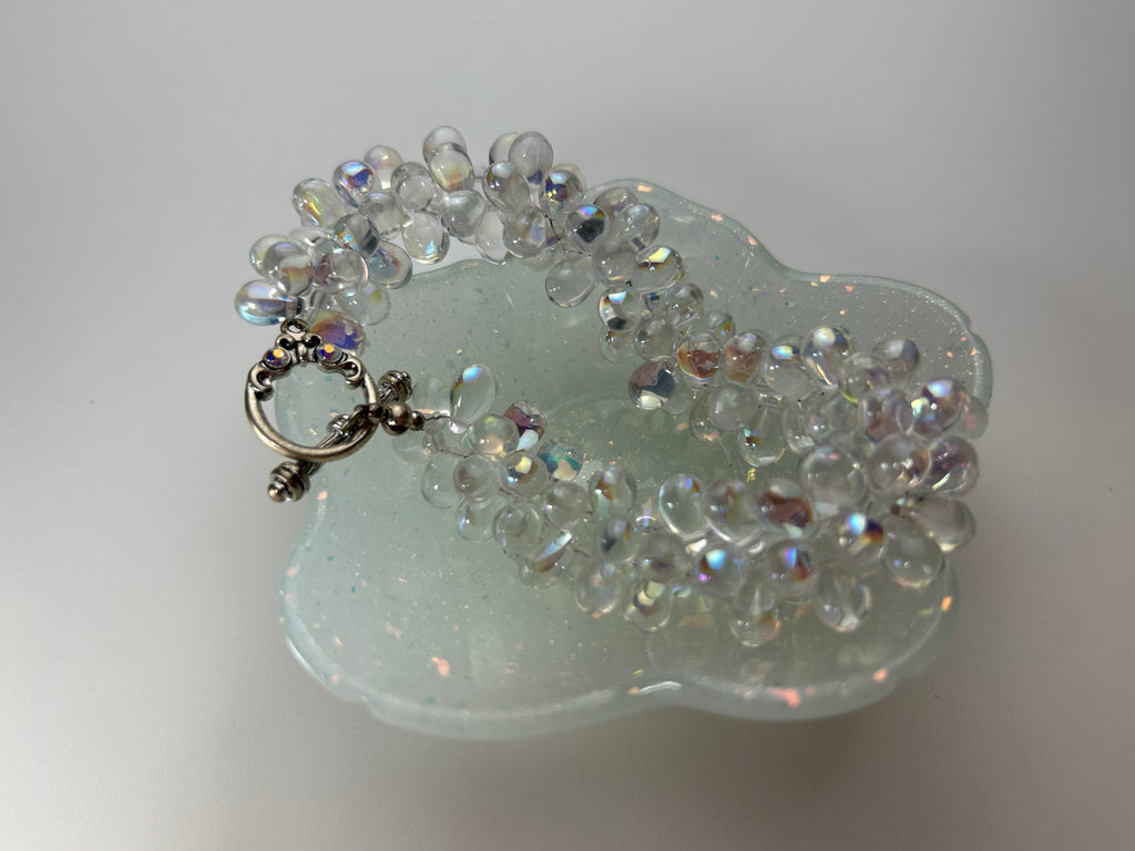 Glass Beads Statement Bracelet