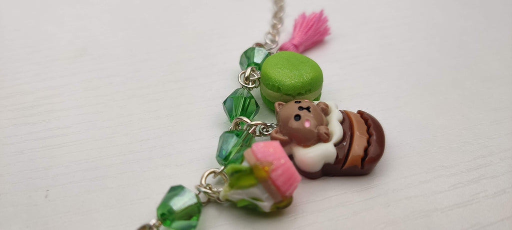 Green Kawaii Candy Charm Bracelet