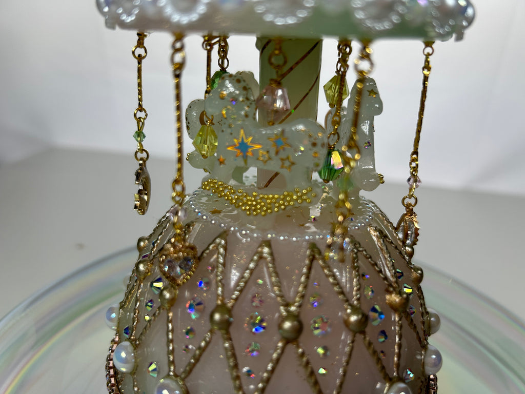 Merry Go Round Carousel Music Box Handmade